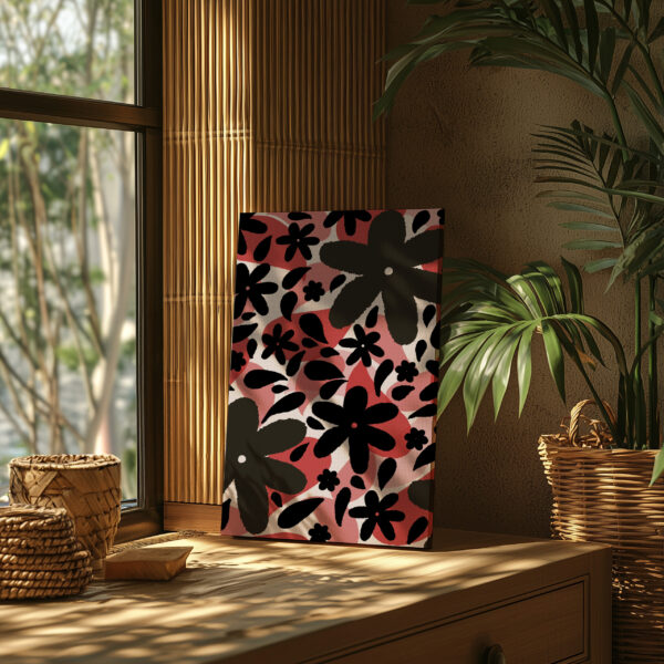 bold bloom | modern abstract floral wall art   