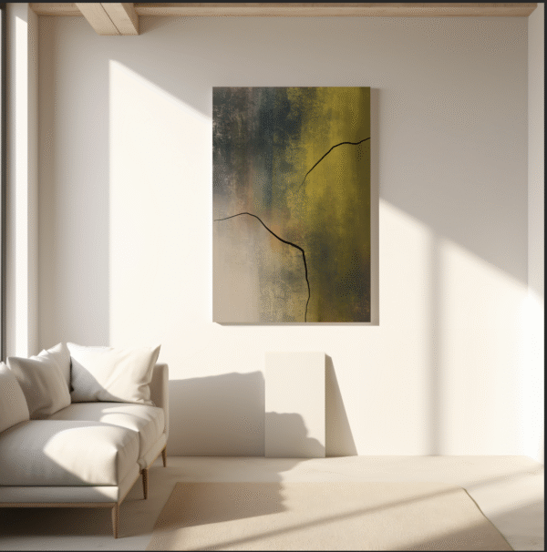 golden grunge abstract wall art | modern digital print for home decor