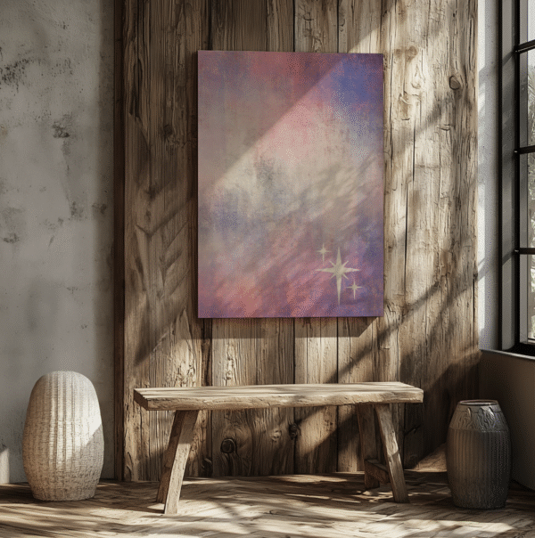 celestial dreamscape | abstract pastel digital wall art