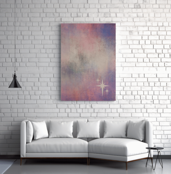 celestial dreamscape | abstract pastel digital wall art